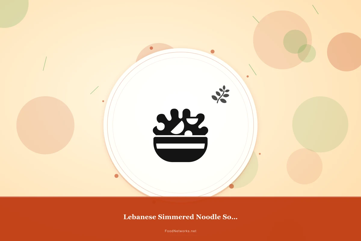 Why This Lebanese Simmered Noodle Soup Recipe Works