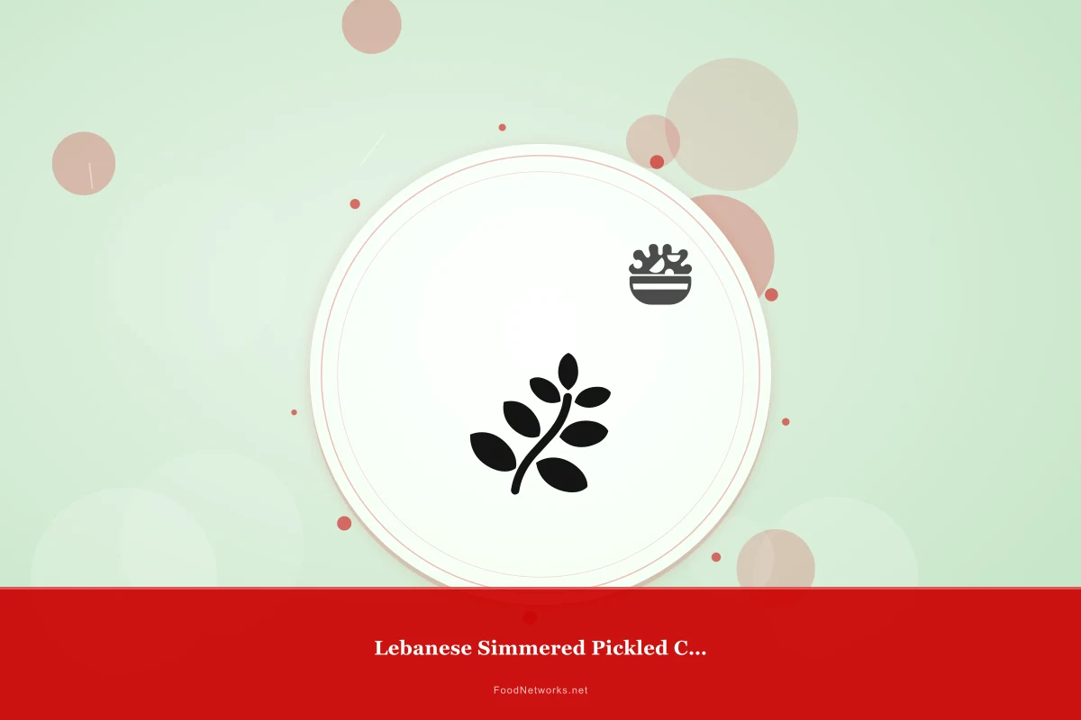 Why This Lebanese Simmered Pickled Condiment Recipe Works
