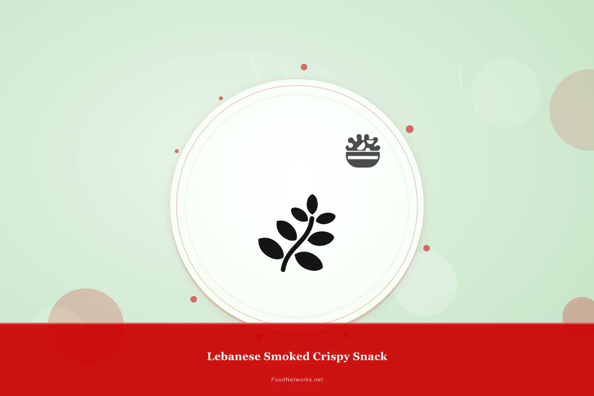 Why This Lebanese Smoked Crispy Snack Recipe Works