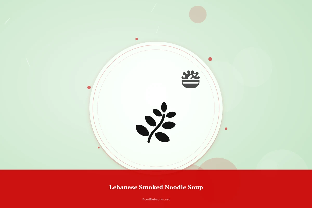 Why This Lebanese Smoked Noodle Soup Recipe Works