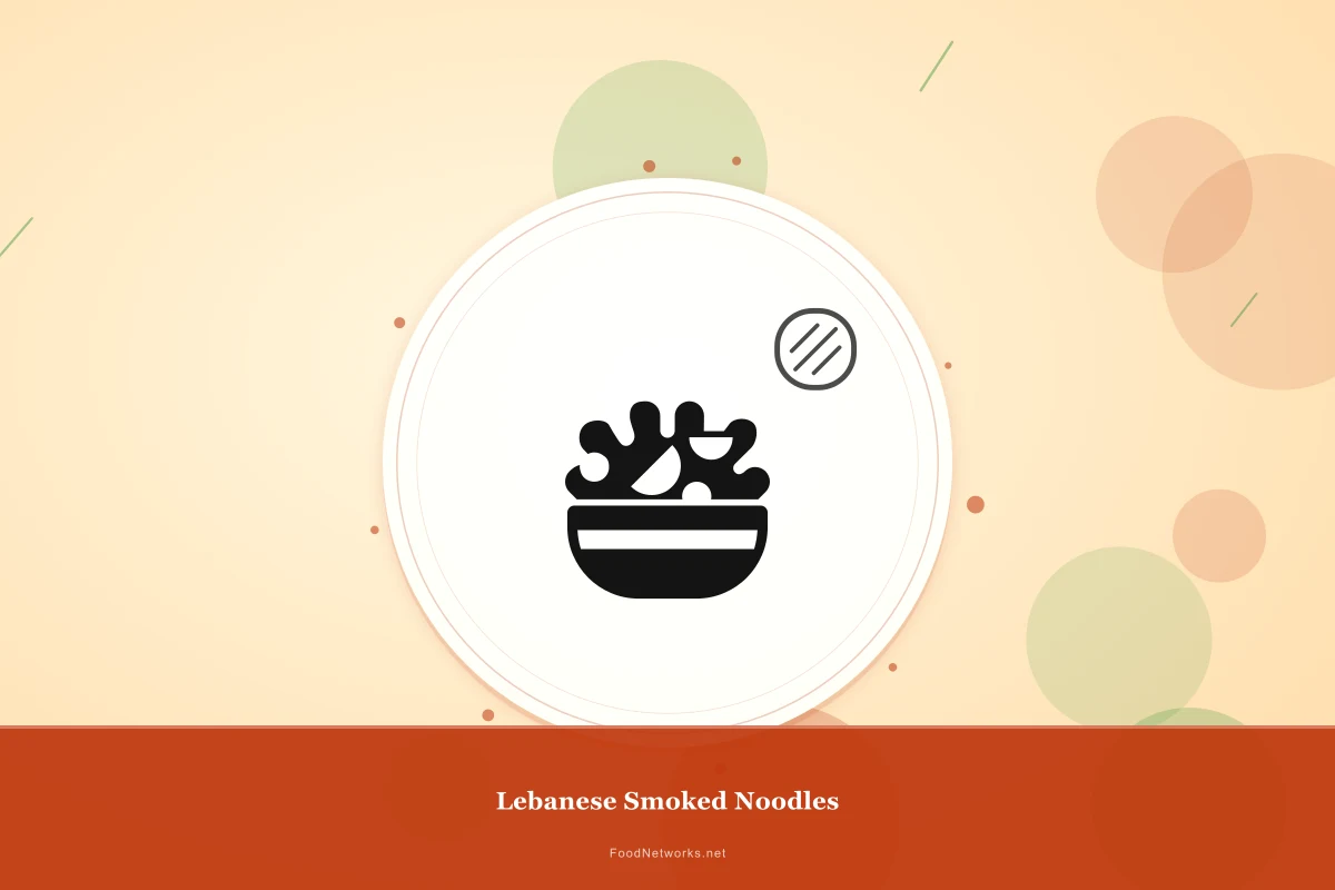 Why This Lebanese Smoked Noodles Recipe Works