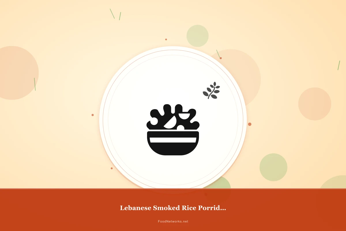 Why This Lebanese Smoked Rice Porridge Recipe Works