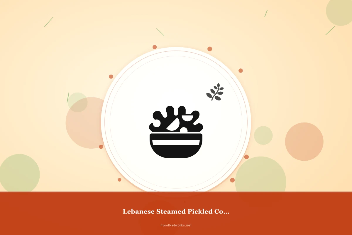 Why This Lebanese Steamed Pickled Condiment Recipe Works