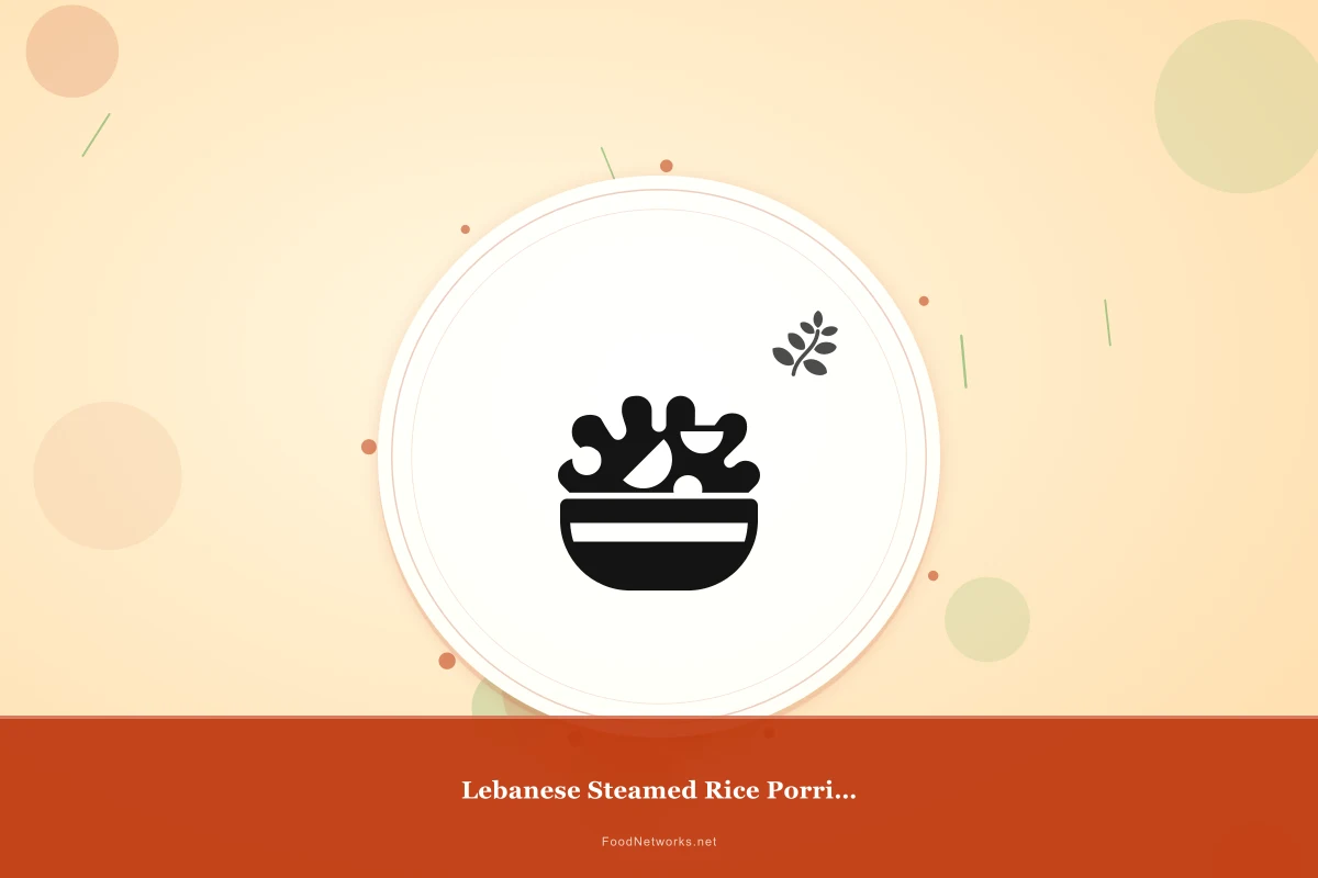 Why This Lebanese Steamed Rice Porridge Recipe Works