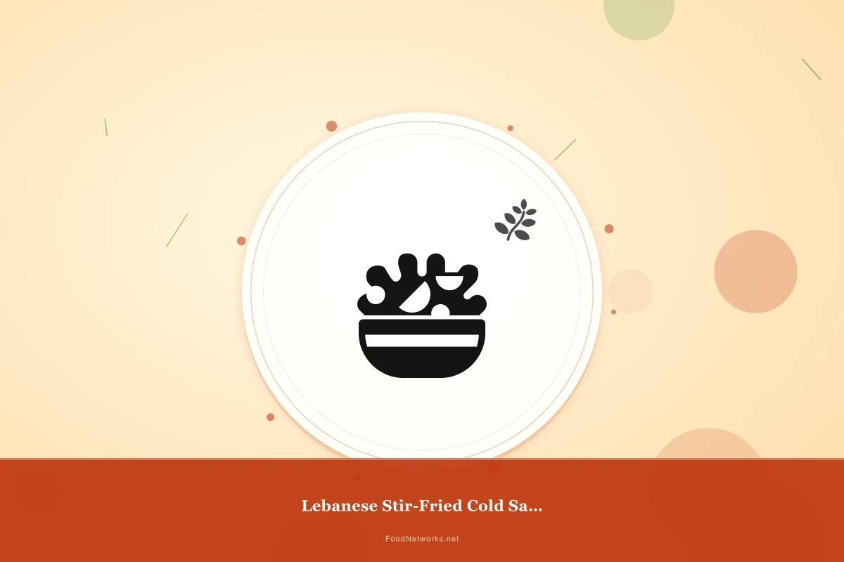 Why This Lebanese Stir-Fried Cold Salad Recipe Works