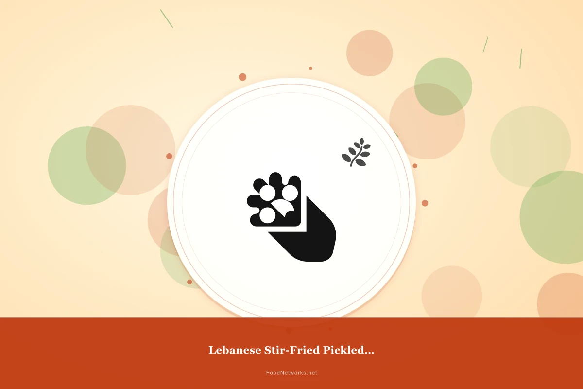 Why This Lebanese Stir-Fried Pickled Condiment Recipe Works