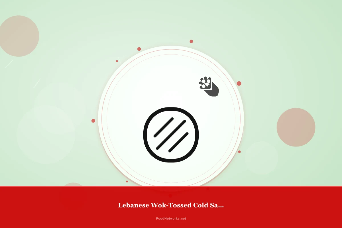 Why This Lebanese Wok-Tossed Cold Salad Recipe Works
