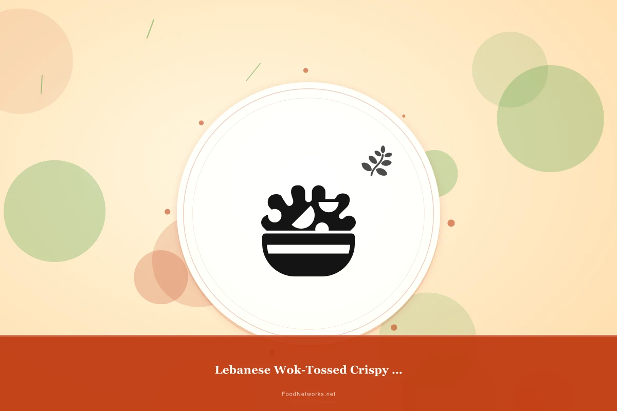 Why This Lebanese Wok-Tossed Crispy Snack Recipe Works