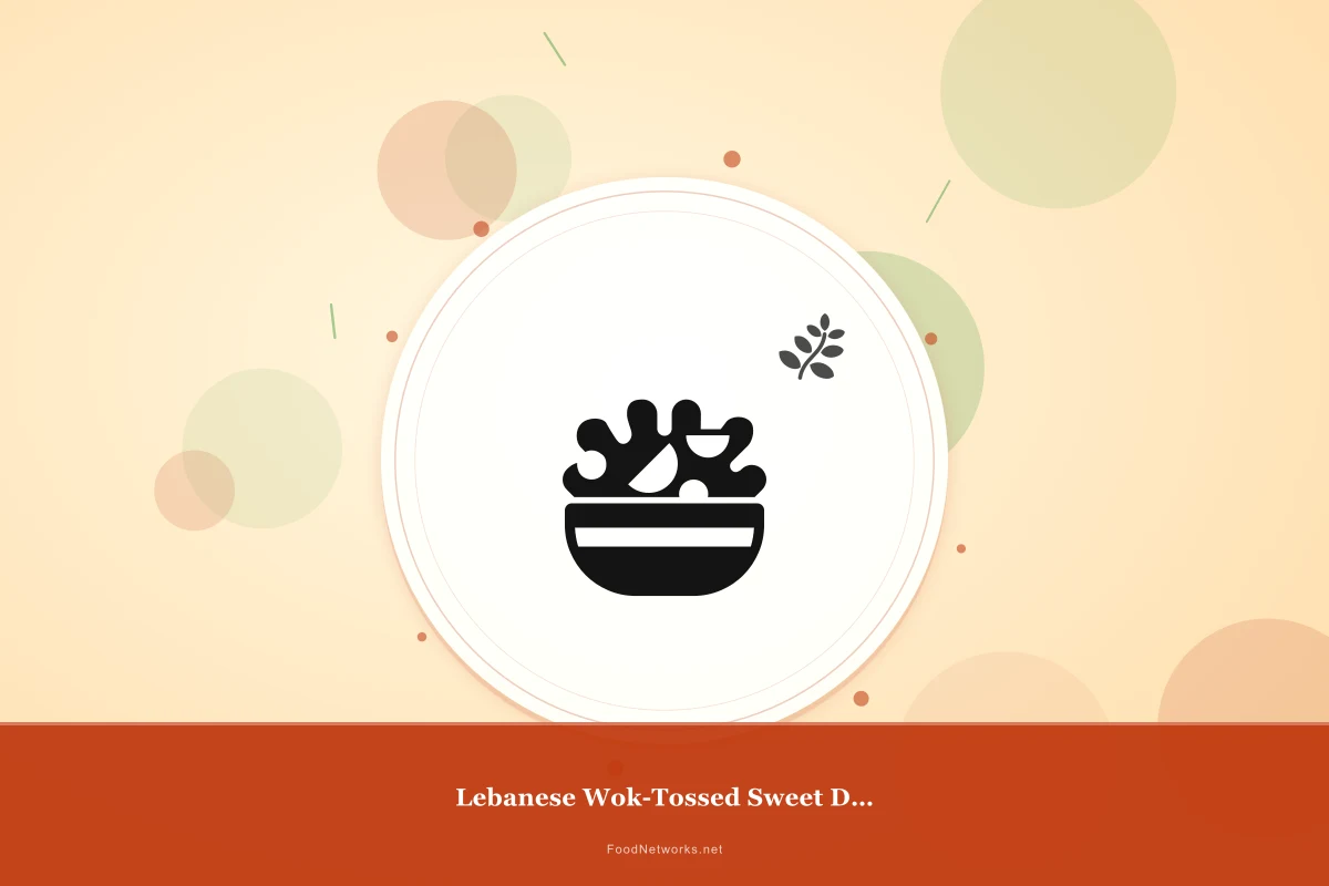 Why This Lebanese Wok-Tossed Sweet Dessert Recipe Works