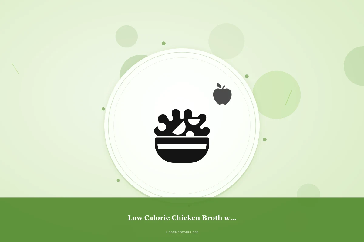 Why This Low Calorie Chicken Broth with Vegetables Recipe Works