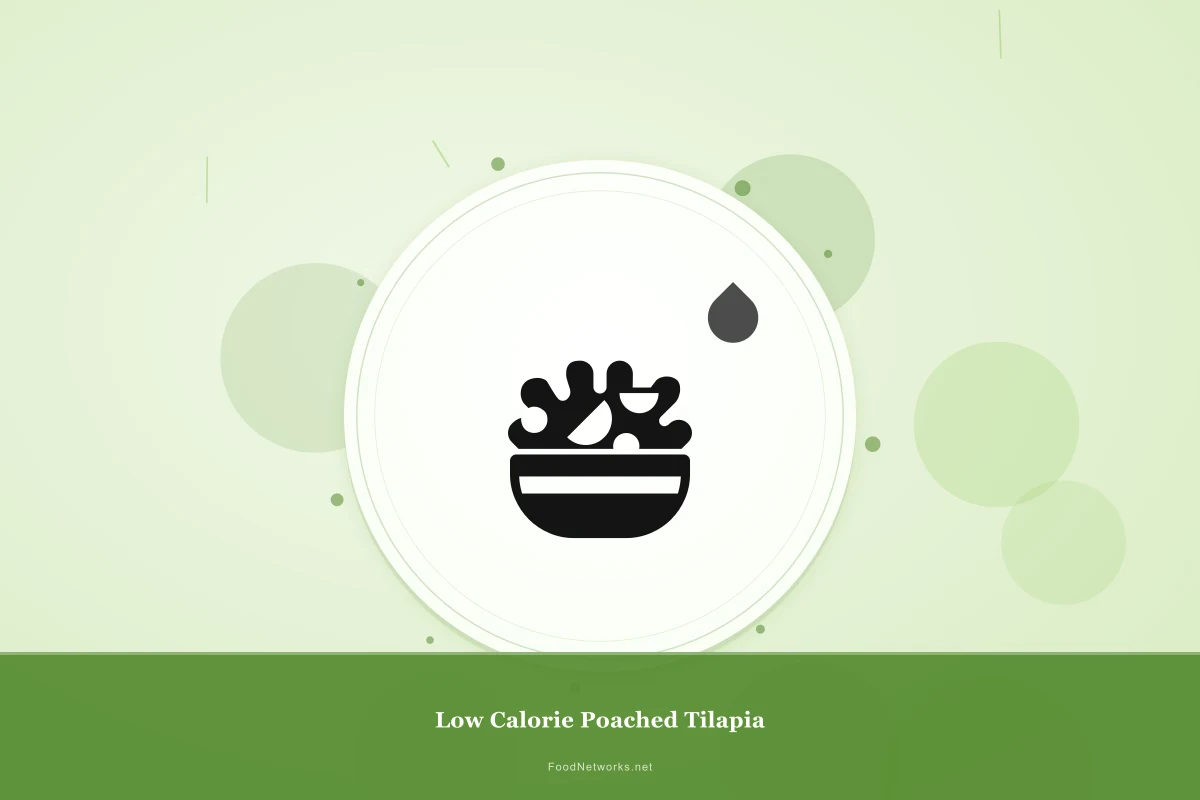 Why This Low Calorie Poached Tilapia Recipe Works