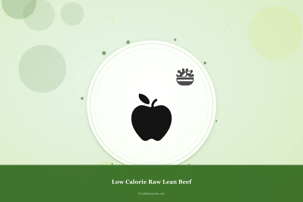 Why This Low Calorie Raw Lean Beef Recipe Works
