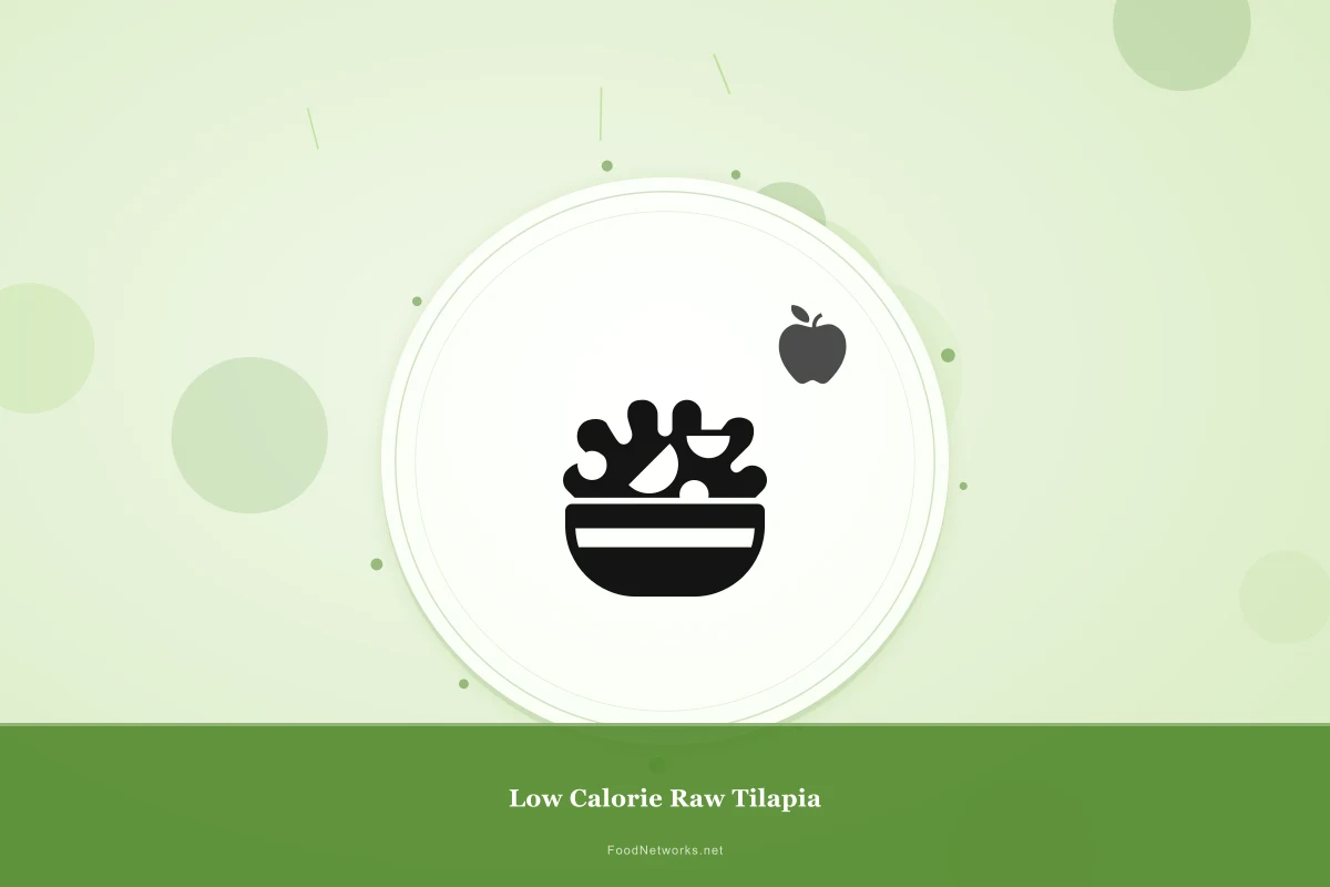 Why This Low Calorie Raw Tilapia Recipe Works