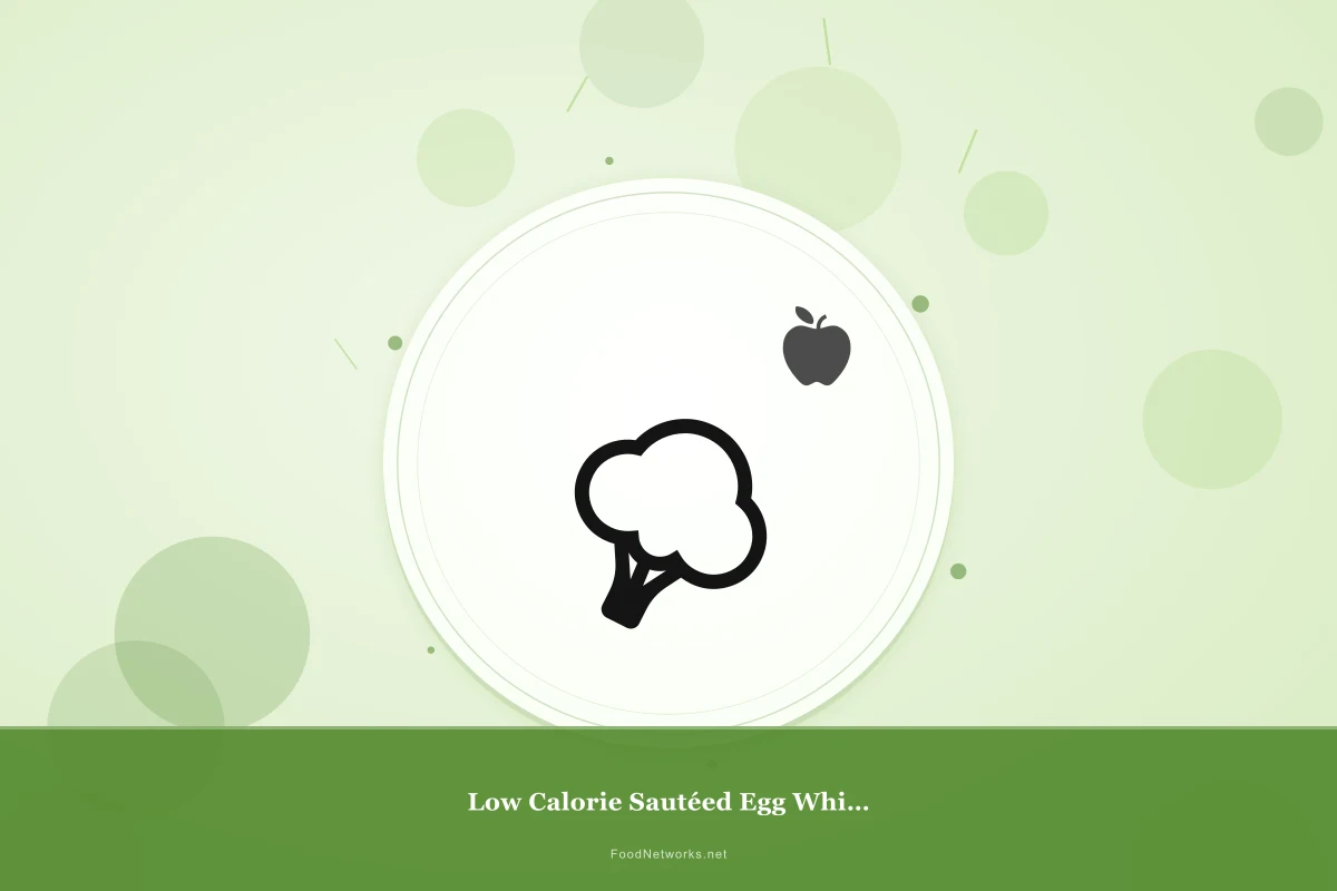 Why This Low Calorie Sautéed Egg Whites Recipe Works