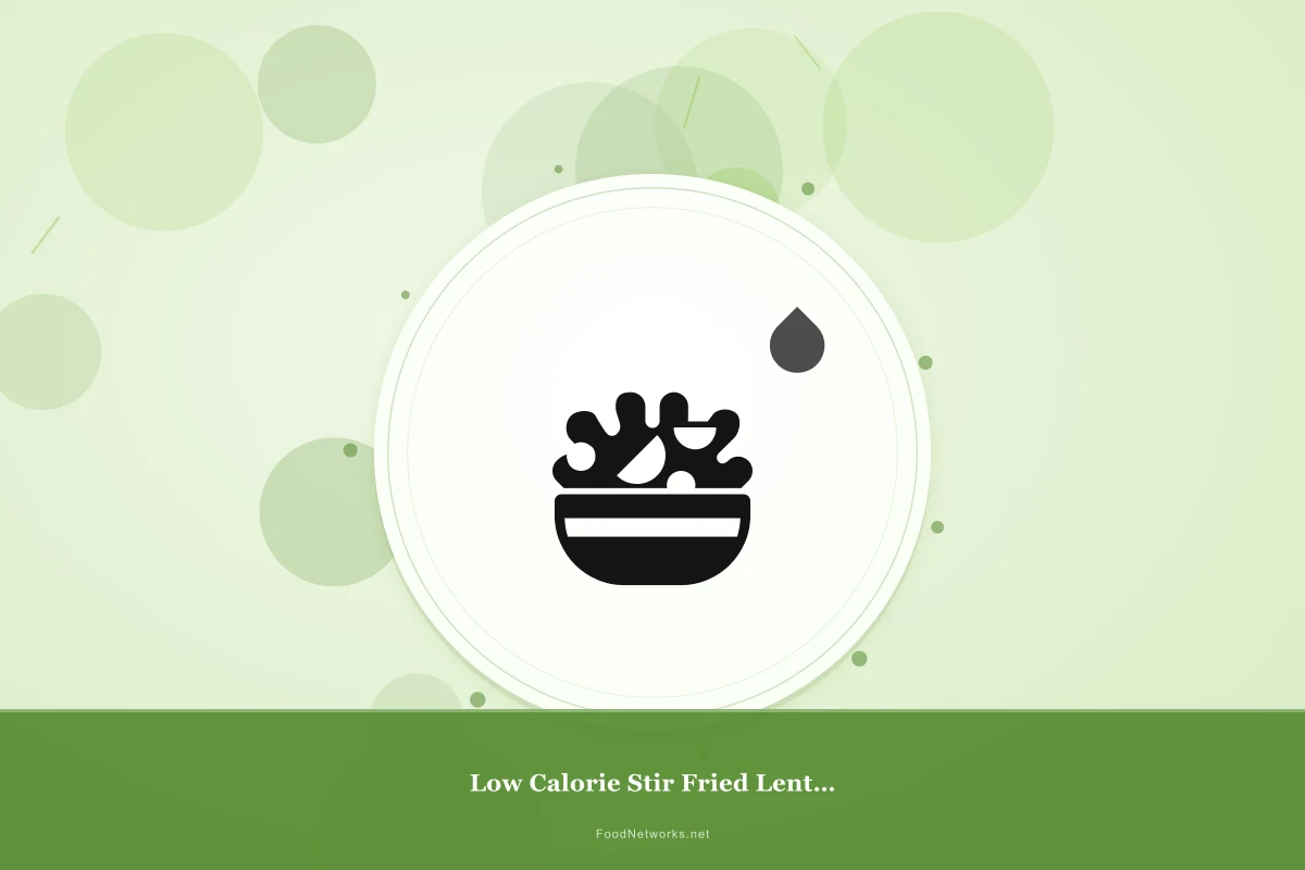 Why This Low Calorie Stir Fried Lentils Recipe Works