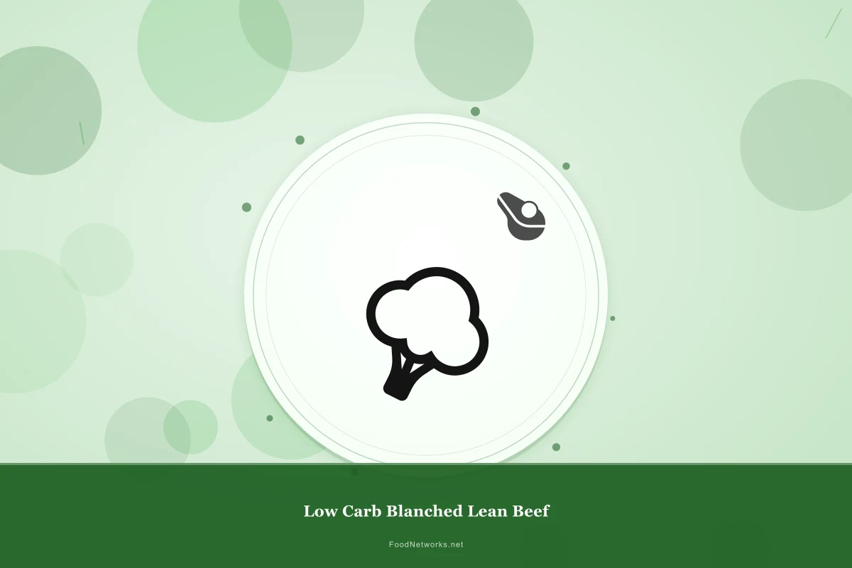 Why This Low Carb Blanched Lean Beef Recipe Works