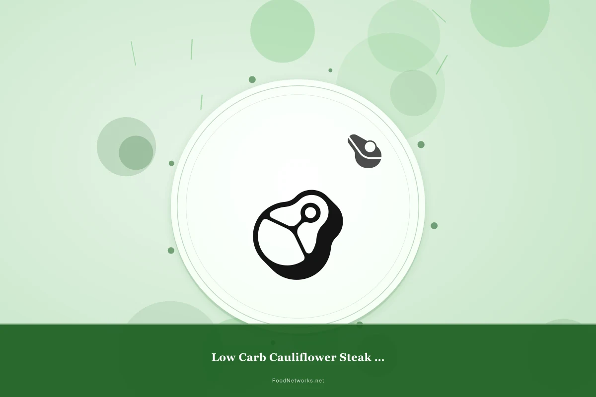 Why This Low Carb Cauliflower Steak with Chimichurri Recipe Works