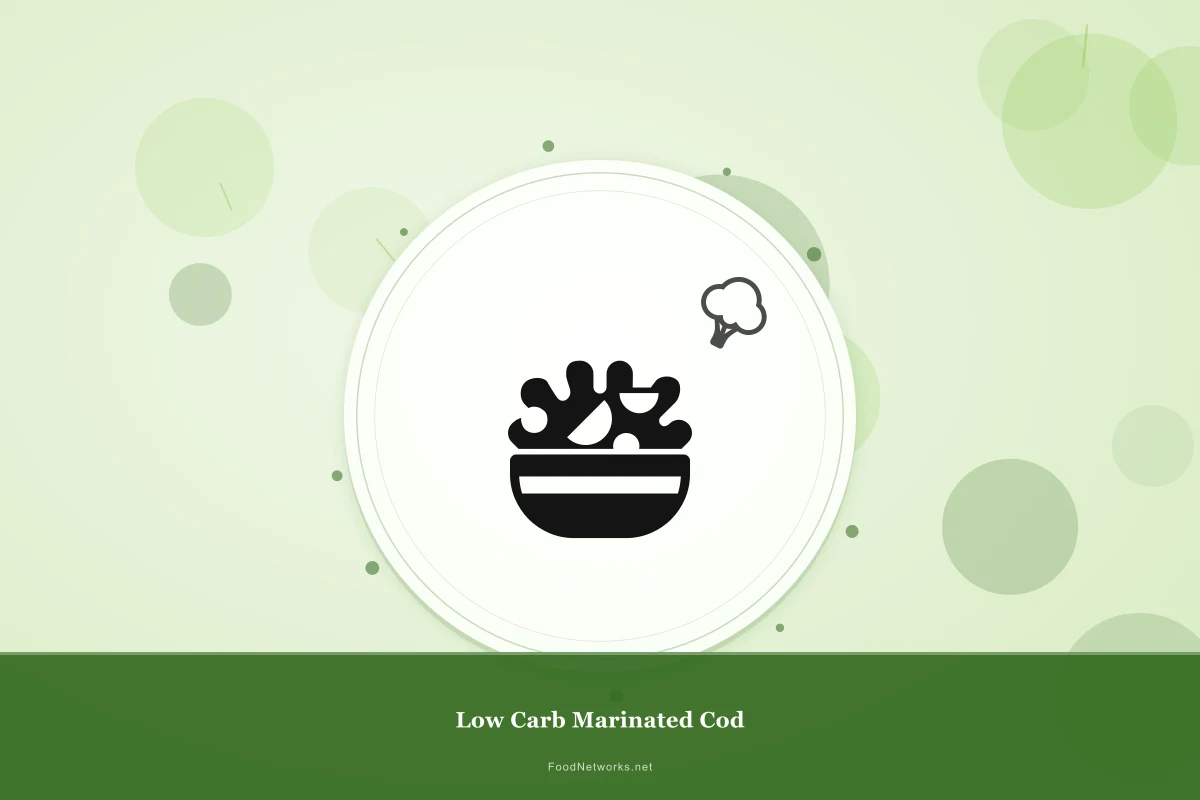 Why This Low Carb Marinated Cod Recipe Works