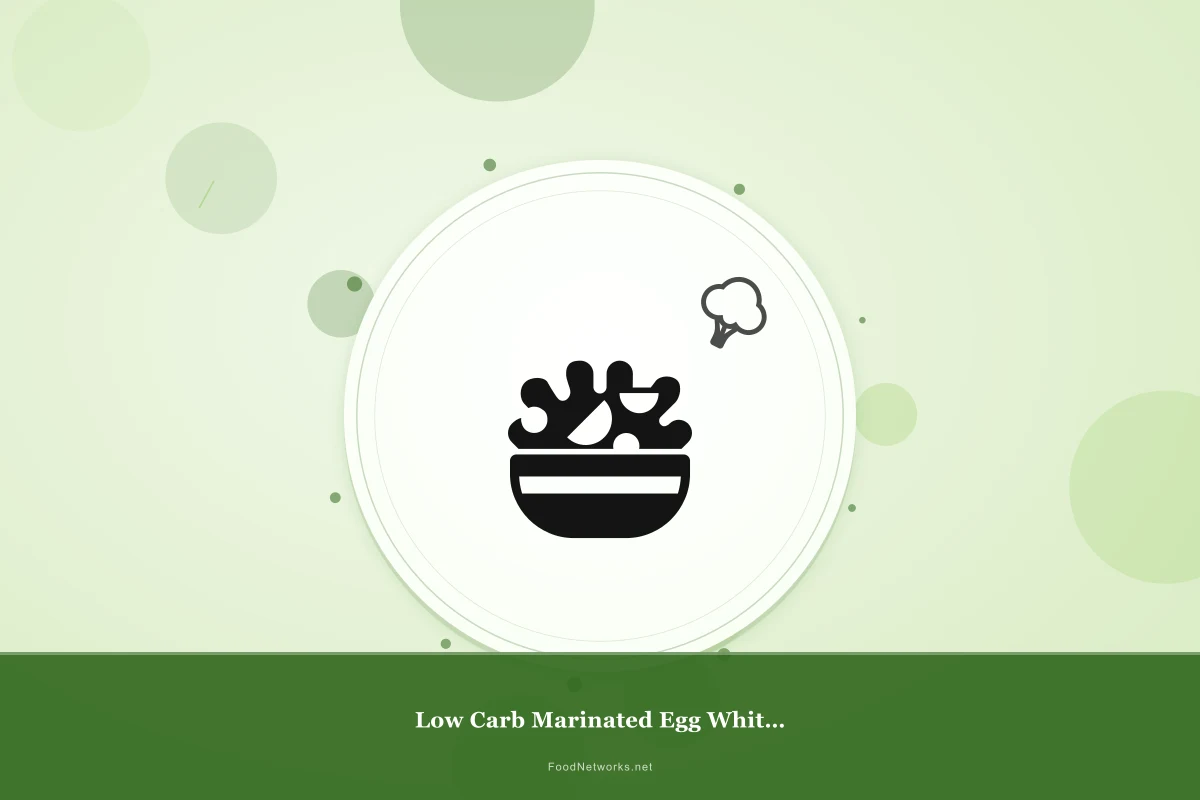 Why This Low Carb Marinated Egg Whites Recipe Works