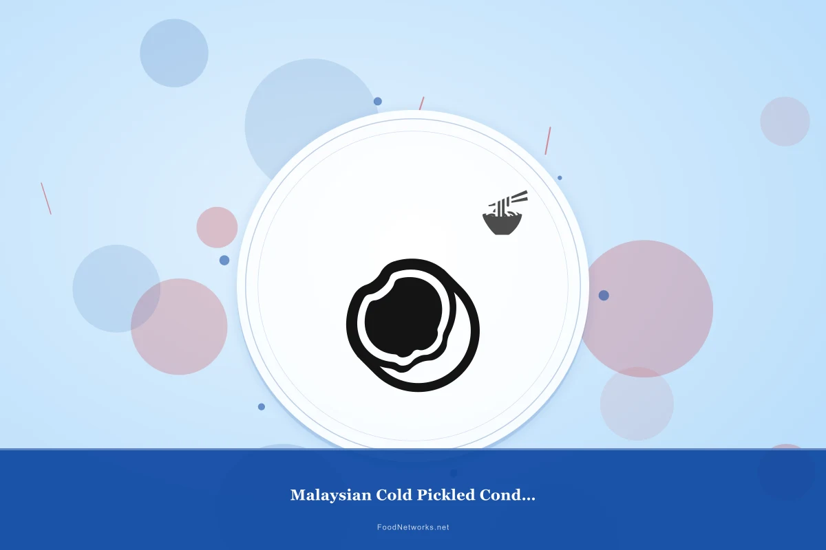 Why This Malaysian Cold Pickled Condiment Recipe Works