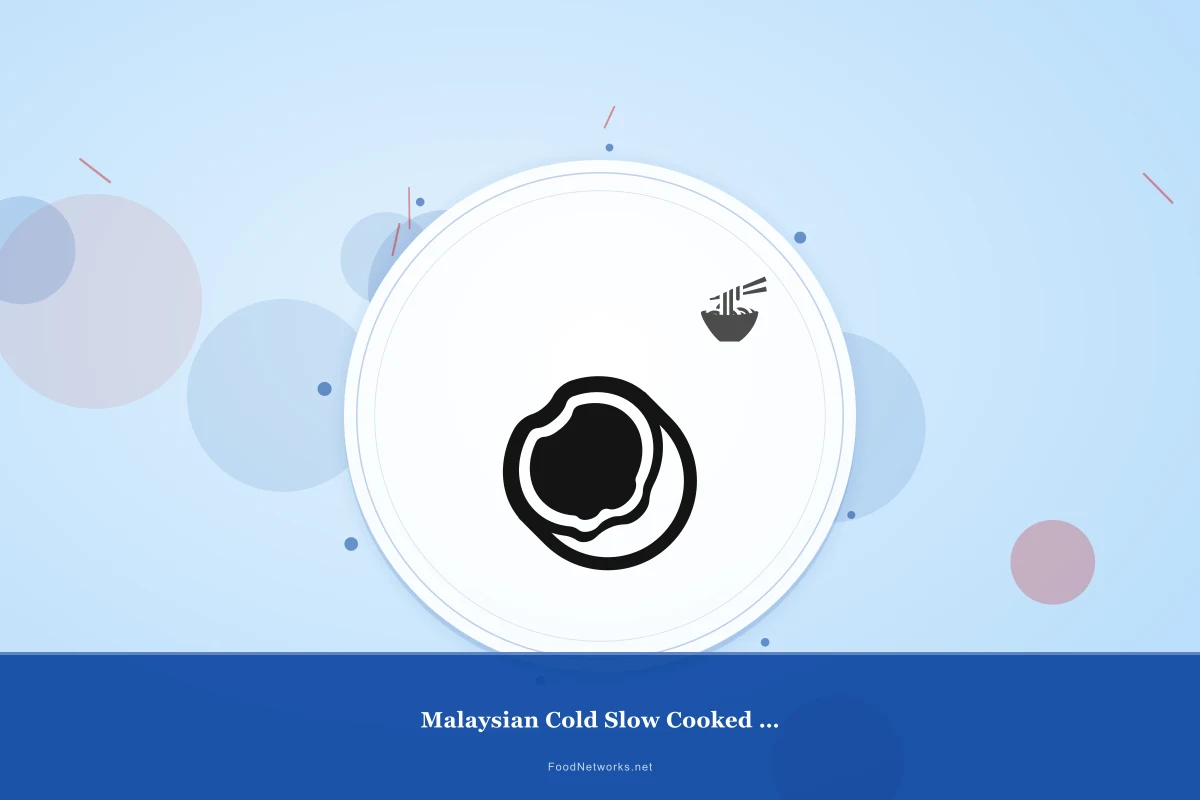 Why This Malaysian Cold Slow Cooked Lamb Recipe Works