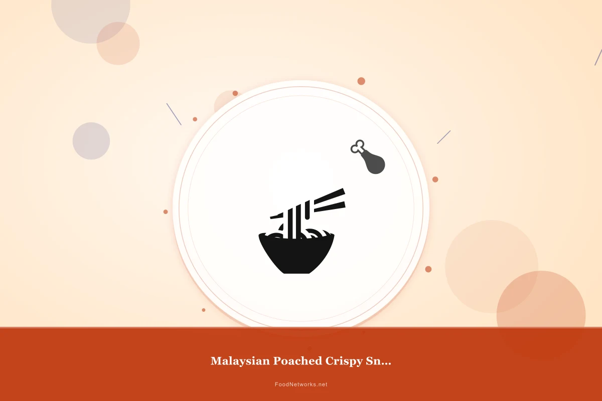 Why This Malaysian Poached Crispy Snack Recipe Works