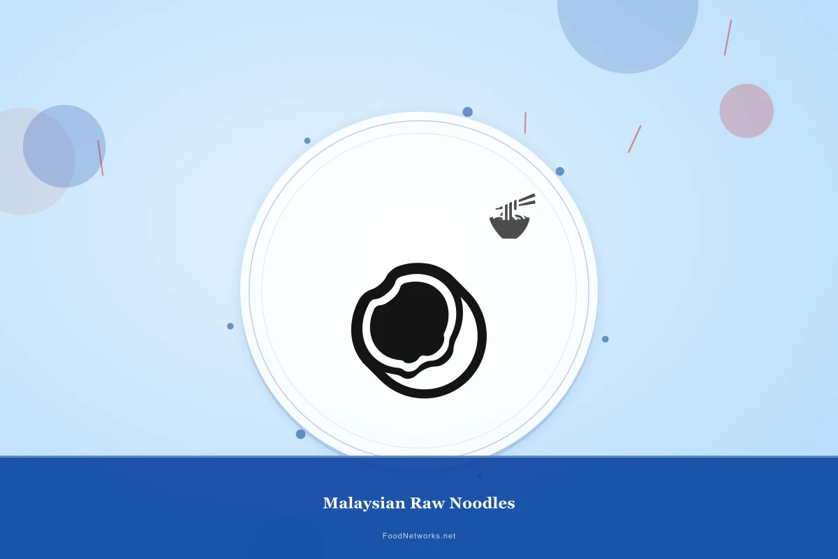 Why This Malaysian Raw Noodles Recipe Works