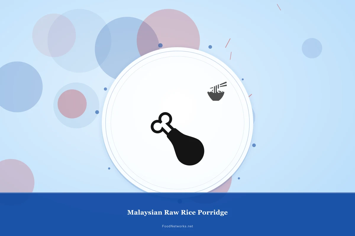 Why This Malaysian Raw Rice Porridge Recipe Works