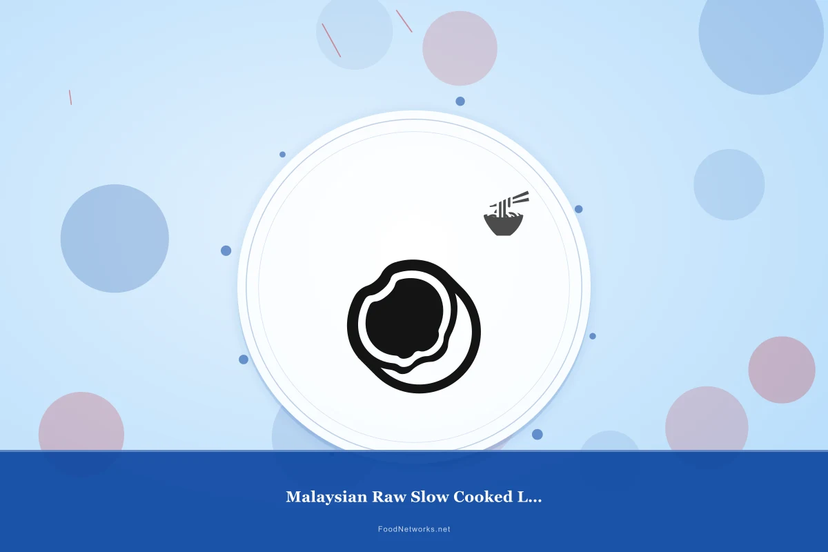 Why This Malaysian Raw Slow Cooked Lamb Recipe Works
