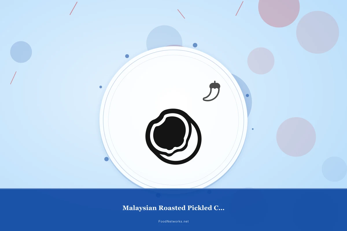 Why This Malaysian Roasted Pickled Condiment Recipe Works