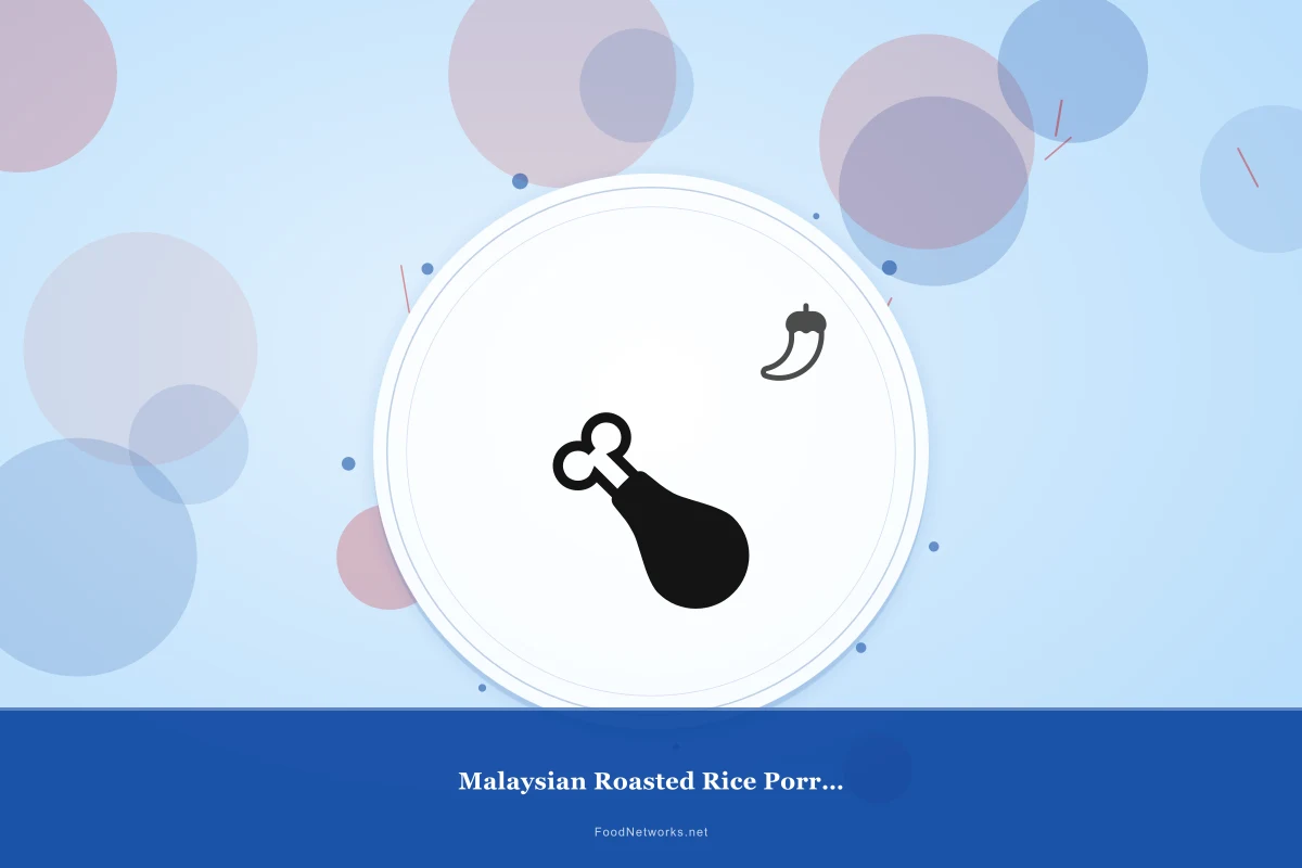Why This Malaysian Roasted Rice Porridge Recipe Works