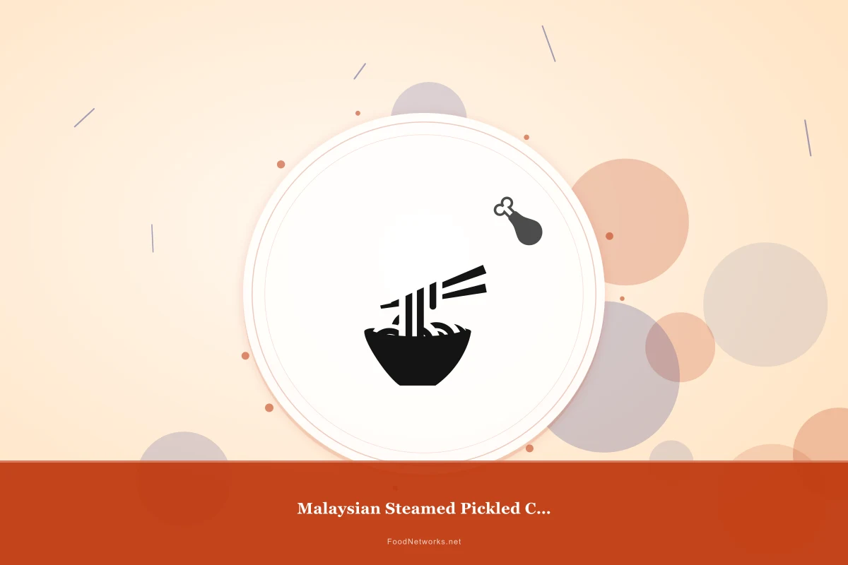 Why This Malaysian Steamed Pickled Condiment Recipe Works