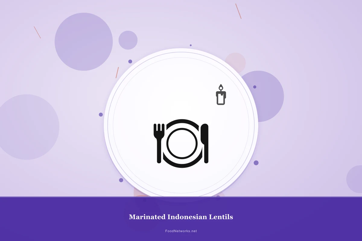 Why This Marinated Indonesian Lentils Recipe Works