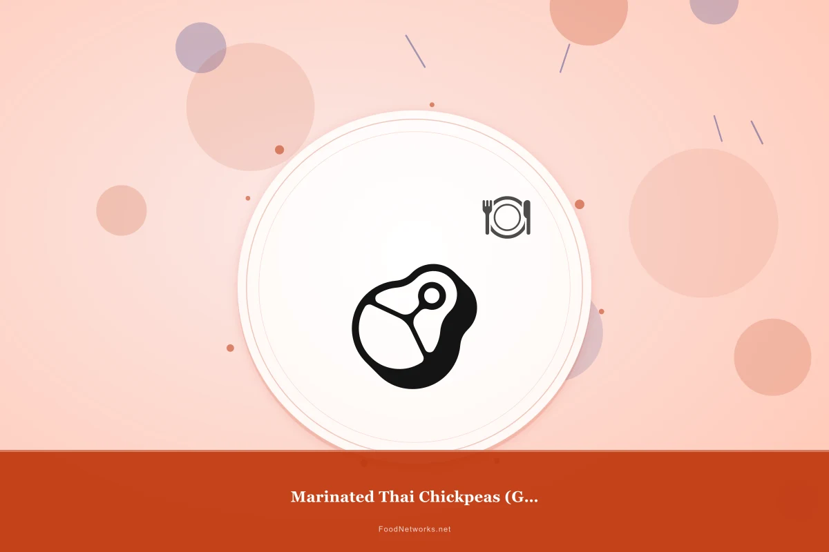 Why This Marinated Thai Chickpeas (Gluten-Free) Recipe Works