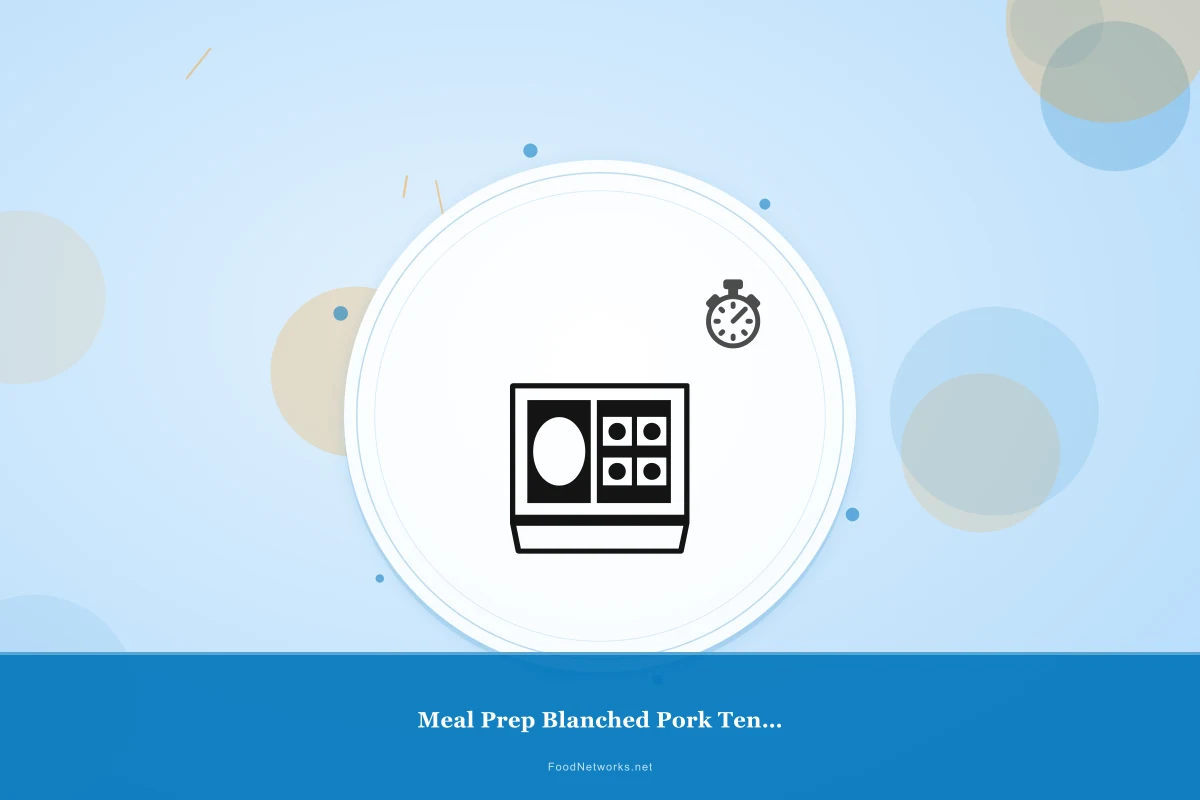 Why This Meal Prep Blanched Pork Tenderloin Recipe Works