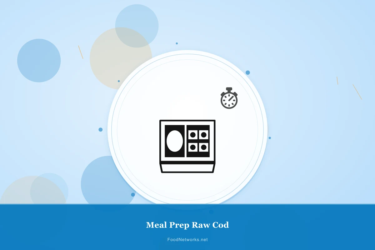 Why This Meal Prep Raw Cod Recipe Works
