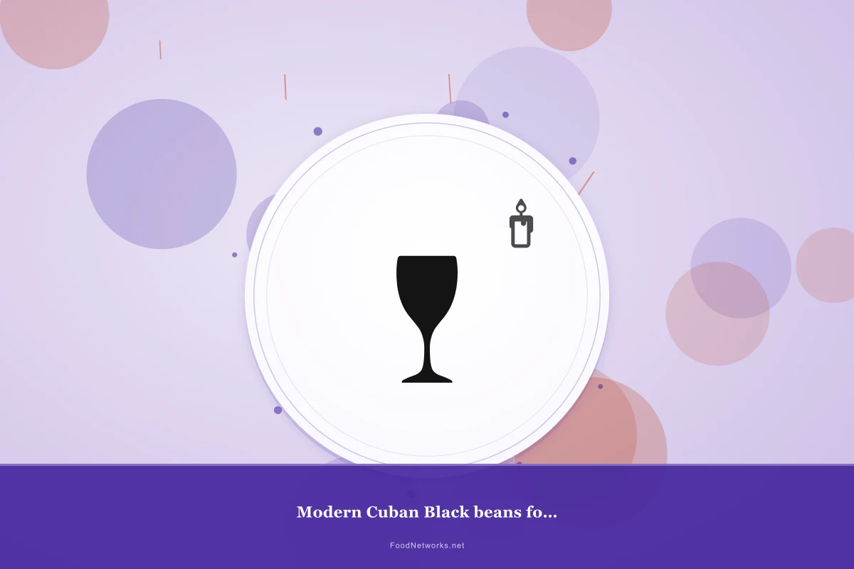 Why This Modern Cuban Black beans for a Party Recipe Works