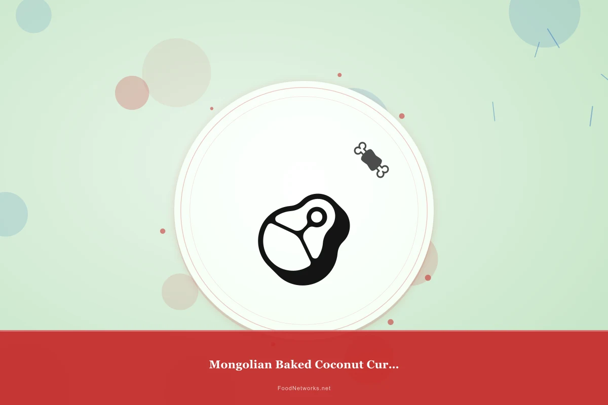 Why This Mongolian Baked Coconut Curry Recipe Works