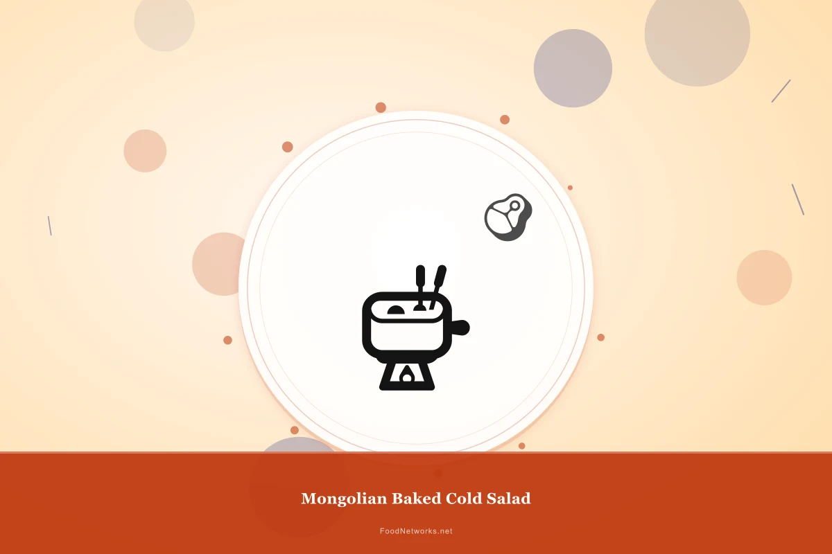 Why This Mongolian Baked Cold Salad Recipe Works