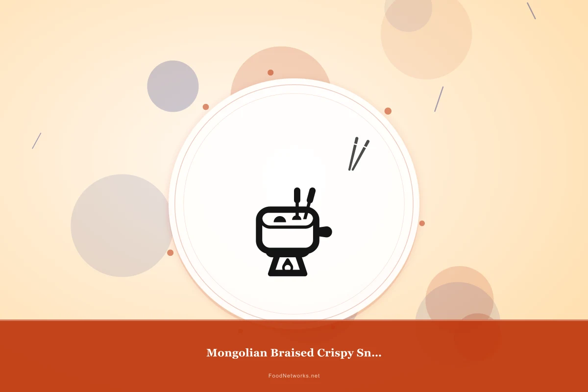 Why This Mongolian Braised Crispy Snack Recipe Works