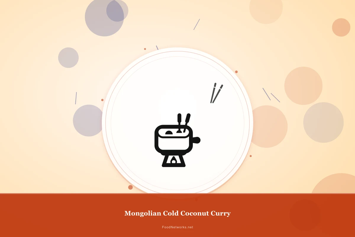 Why This Mongolian Cold Coconut Curry Recipe Works