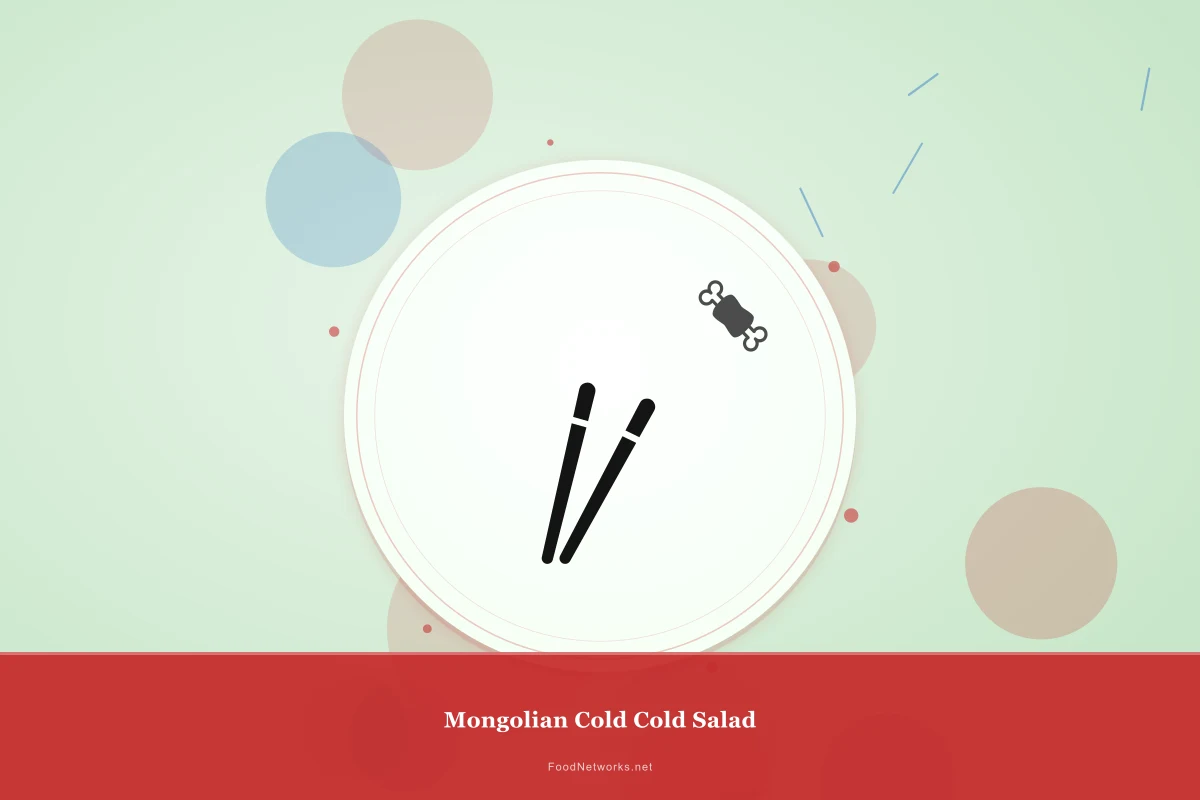 Why This Mongolian Cold Cold Salad Recipe Works
