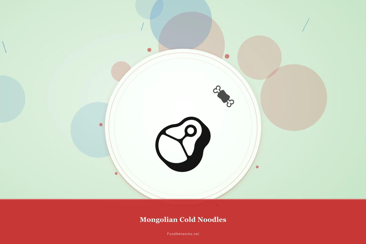 Why This Mongolian Cold Noodles Recipe Works