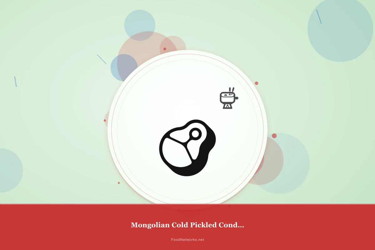 Why This Mongolian Cold Pickled Condiment Recipe Works
