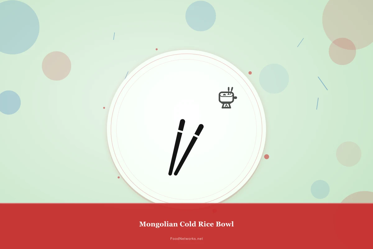Why This Mongolian Cold Rice Bowl Recipe Works