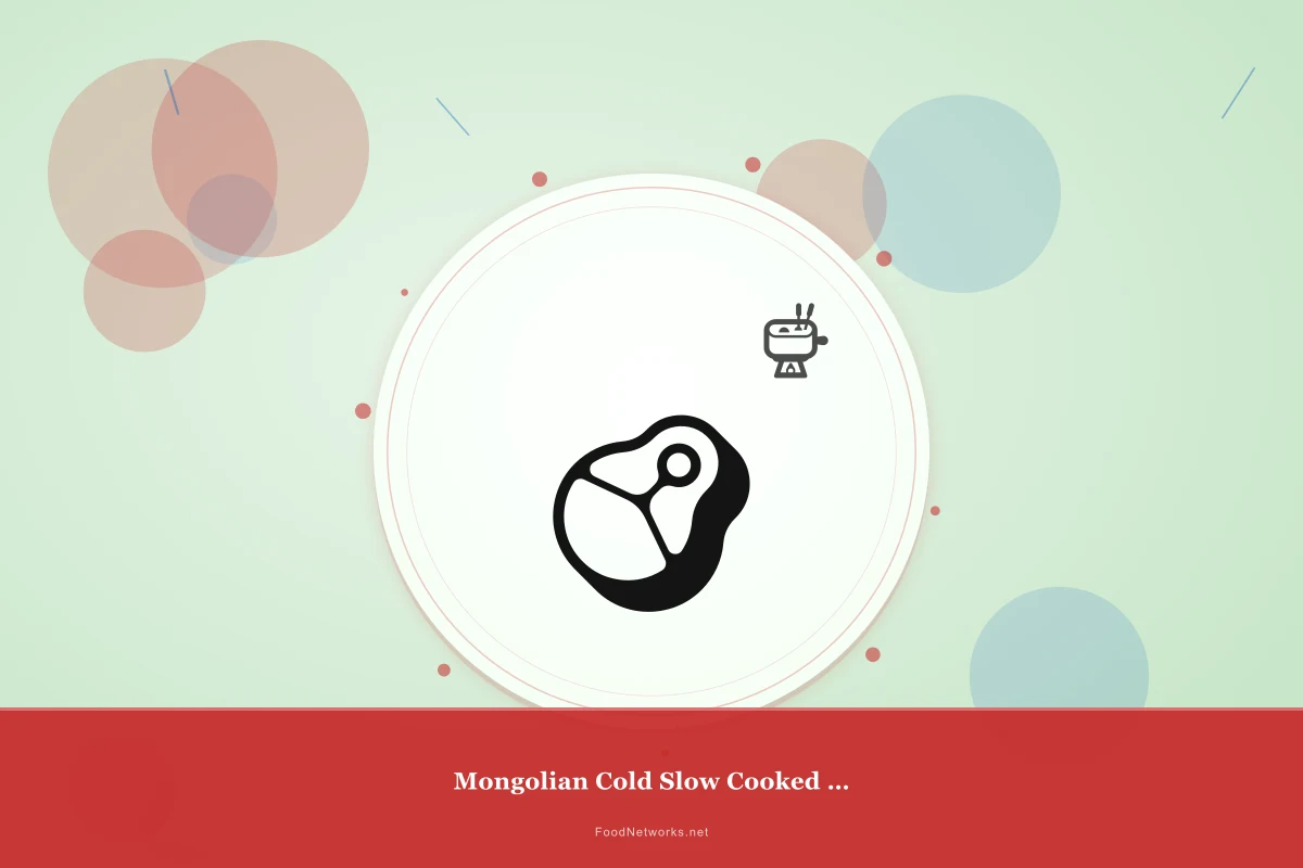 Why This Mongolian Cold Slow Cooked Lamb Recipe Works