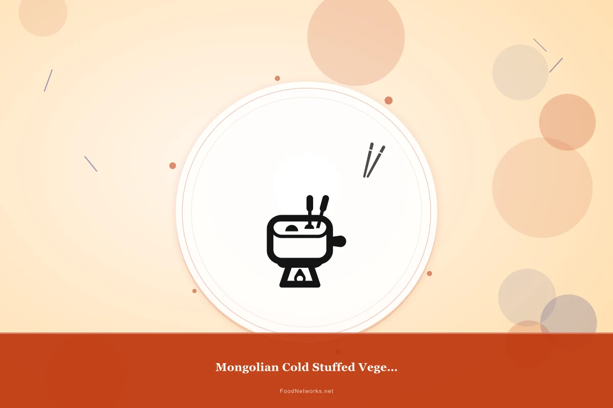Why This Mongolian Cold Stuffed Vegetable Recipe Works