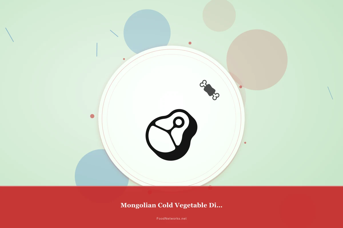 Why This Mongolian Cold Vegetable Dish Recipe Works