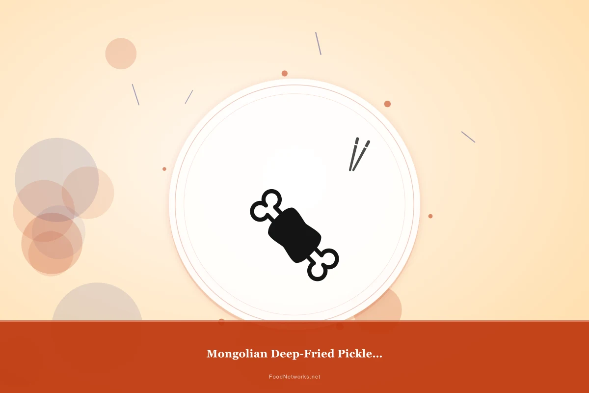 Why This Mongolian Deep-Fried Pickled Condiment Recipe Works