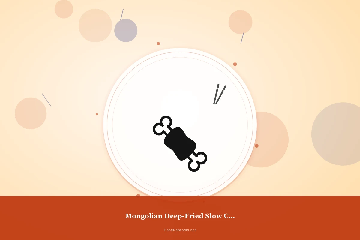 Why This Mongolian Deep-Fried Slow Cooked Lamb Recipe Works